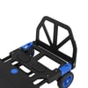 Rafiste Ayarlanabilir Katlanabilir Yük Koli Taşıma Arabası Dört Tekerlekli 150 Kg