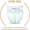 Pure Baby Organik Pamuklu Cırtlı Bez 3'lü Paket 2 Numara Mini 204 Adet