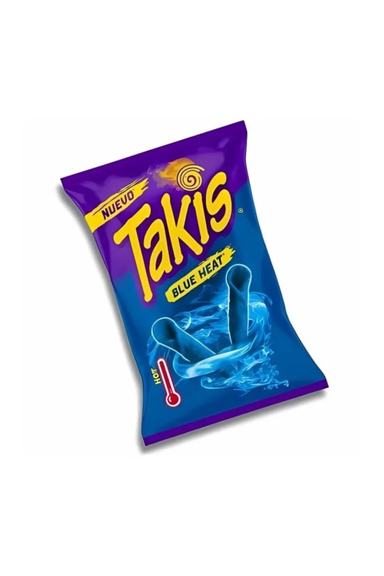 Takis Blue Heat 90 g Limon Aromalı Acı Biberli Çeşnili Mısır Çerezi