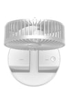 Kiwi Kfan-7608 Şarjlı Beyaz  Katlanılabilir Mini Fan Masa Üstü Vantilatörü Usb Soğutucu Sessiz El Fanı