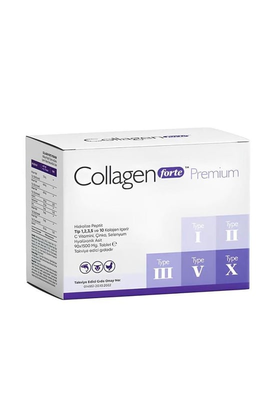Collagen Forte Premium Biotin & Multivitamin 1500 mg 90 Tablet