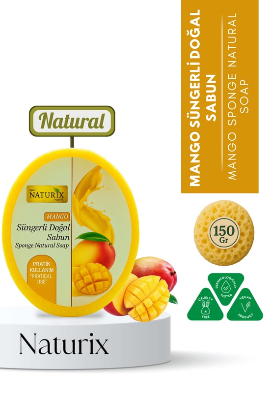 Naturix Mango Süngerli Sabun 150 Gr