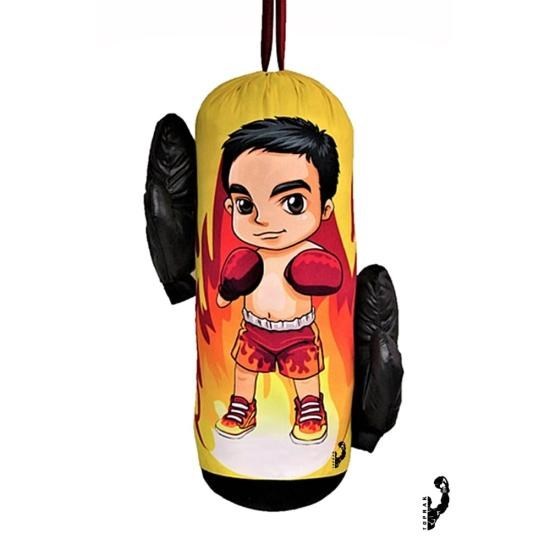 Diji Baby Çocuk Boks Kum Torbası Eldiven Dahil 2-6 Yaş Boksör