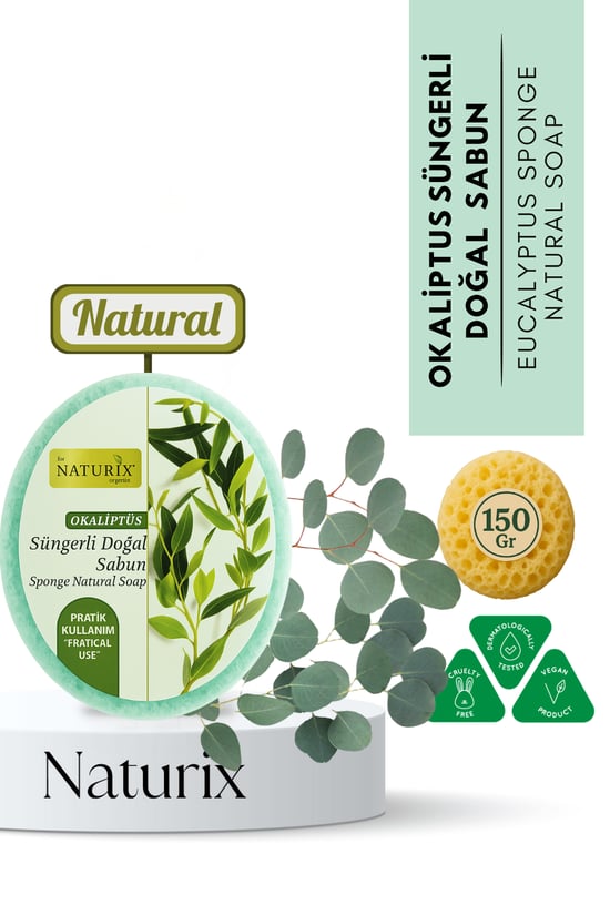 Naturix Okaliptus Süngerli Sabun 150 Gr
