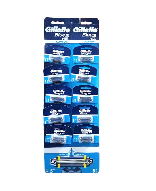 Gillette Blue 3 Tıraş Bıçağı 10'lu Kartela Comfort Plus