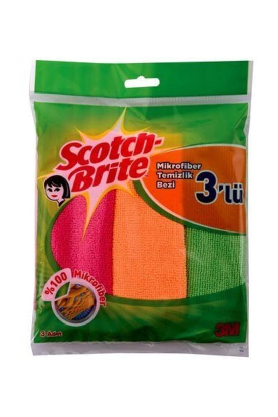 Scotch Brite Mikrofiber 3'lü Bez
