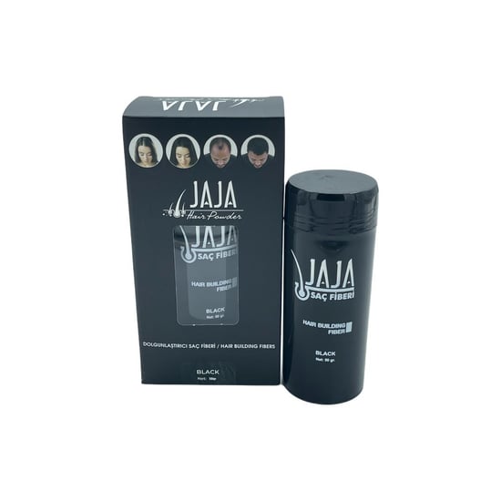 Jaja Original Yeni Ürün Fibers Saç Dolgunlaştırıcı Topik  Saç Kapatıcı Toz Siyah 50 Gr