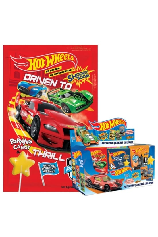 Hotwheels Lisanslı 12 Gr Patlayan Şekerli Lolipop