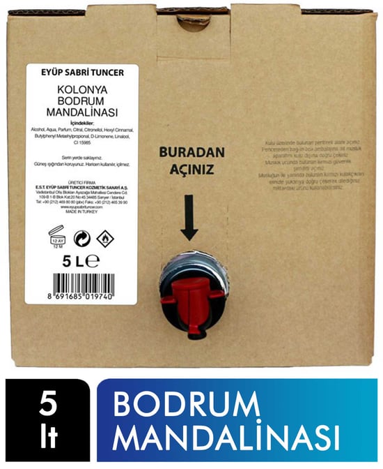 eyüp sabri tuncer, mandalina kolonyası, kolonya, yüzde 68 alkollü kolonya, 68 derece kolonya, kolonya fiyatları, kolonya satın al, toptan kolonya, koronavirüs, corona, kolonya virüsü öldürür mü, sprey kolonya, 5 lt kolonya, 5 lt eyüp sabri tuncer