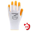 Pg7 Sarı Polyester Örme Nitril Iş Eldiveni 10 Beden