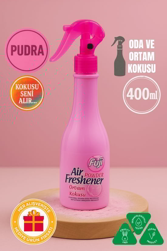 Fuji Powder Oda Spreyi Air Freshener Neon Pudra Ortam Kokusu 400 ml