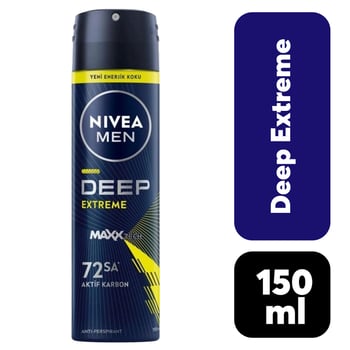 Deodorant Nivea Erkek 150 ml Deep Extreme