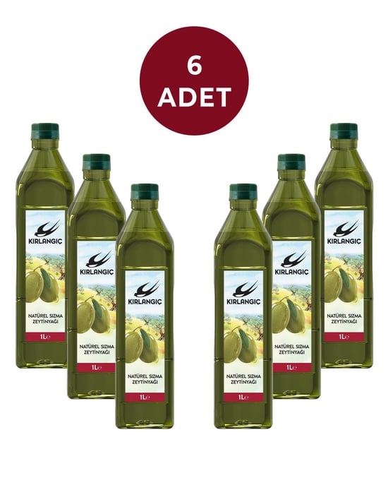 Kırlangıç Naturel Sızma Zeytinyağı 1 lt*6 adet 