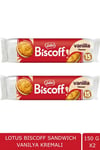 LOTUS BISCOFF SANDWICH BISCOFF VANİLYA KREMALI 150 GR X 2 ADET