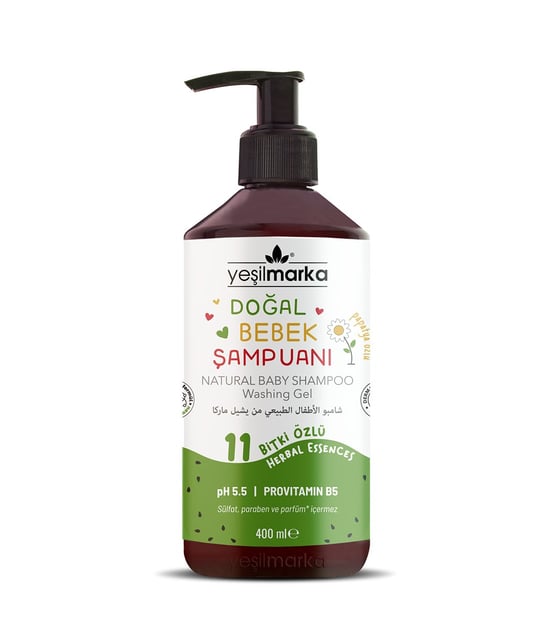 Yeşilmarka Doğal Bebek Şampuanı Karpuzlu 400 ml