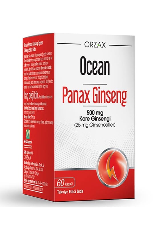 Ocean Panax Ginseng 500 mg 60 Kapsül