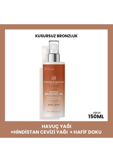 Bahar Babacan Yoğun Bronzlaştırıcı Güneş Yağı 200Ml