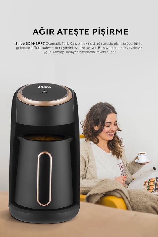 SCM-2977 Otomatik Türk Kahve Makinesi