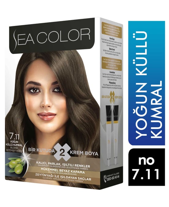 , kozmetik, toptan kozmetik, Sea Color, Sea Color Kit, Sea Color Set, Saç Boyası, Sea Color saç boyası satın al, Sea Color saç boyası fiyatı, toptan saç boyası fiyatları, saç nasıl boyanır, saç boyası zararlı mı,  kumral saç boyası, küllü kumral saç boyası, Sea Color  7 11