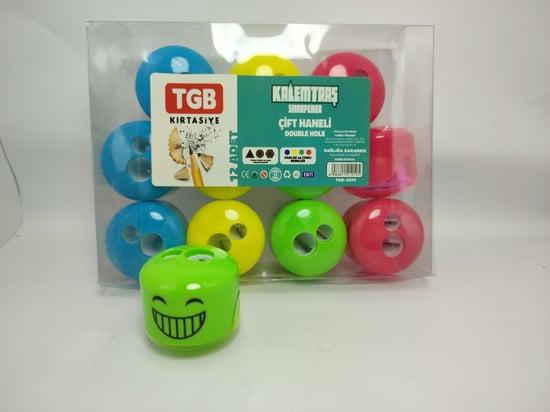 Hagiki Gülen Yüz Model Çiftli Kalemtraş