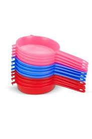 Lale 3 No Süt Süzek-Renkli Plastik Süt Süzeği