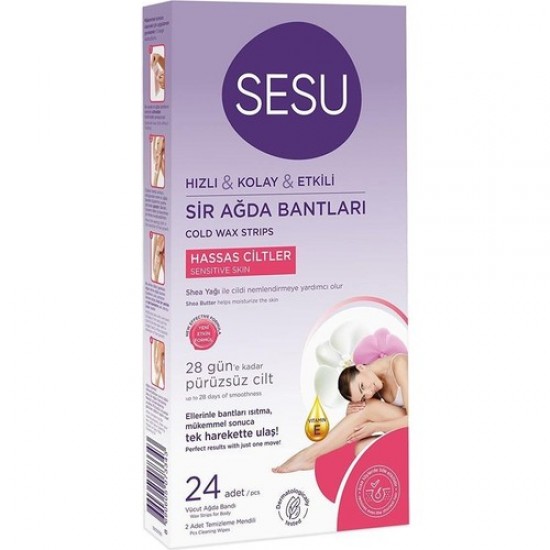 Sesu Ağda Bandı Hassas Ciltler 42'li