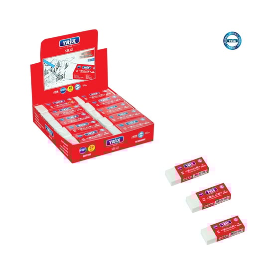 Trix Beyaz Silgi 20'li