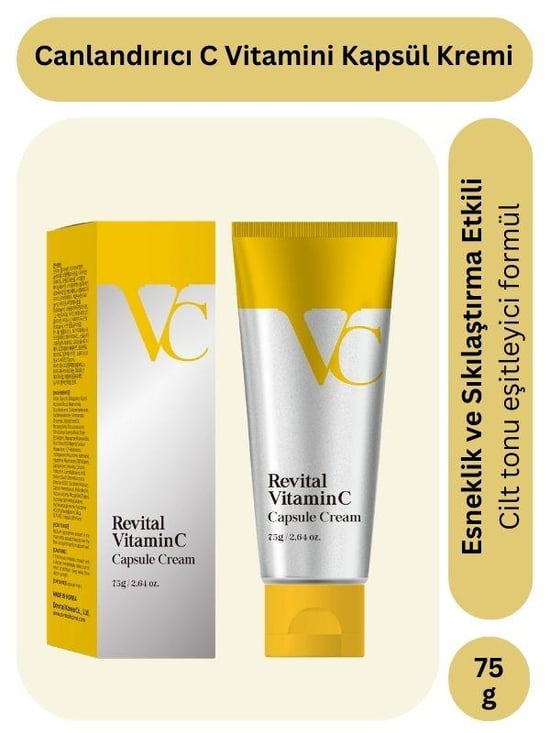 Dr+MEDM Revital Vitamin C Cilt Canlandırıcı Ton Eşitleyici Sıkılaştırıcı Yüz Kremi 75 ml