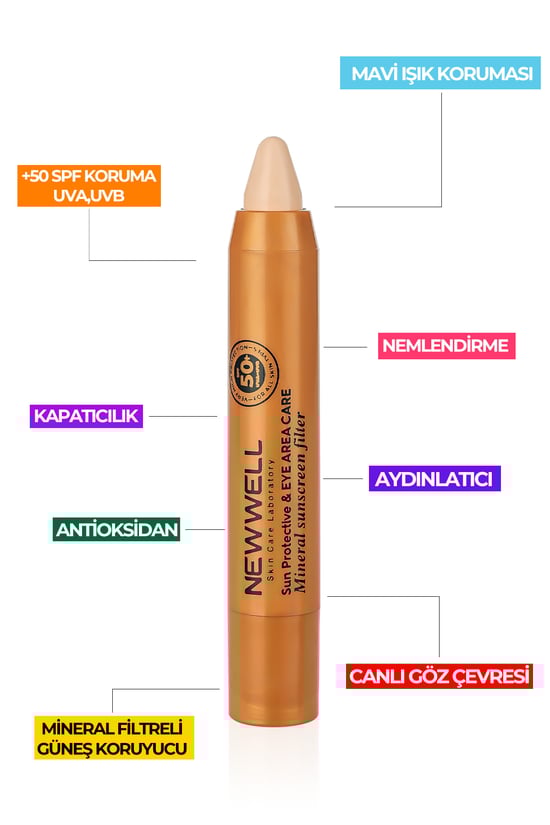 New Well Güneş Korumalı Göz Çevresi Concealer Cream 50+SPF