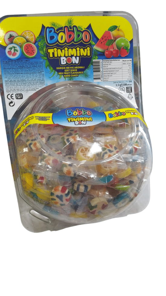 Bobbo Tini Mini Bom Tekli Küçük Şeker