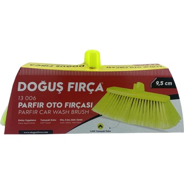 Doğuş Parfır Oto Fırça- Parfır Kutulu Oto Yıkama Fırçası-30 Cm-Su Hortumu Girişli