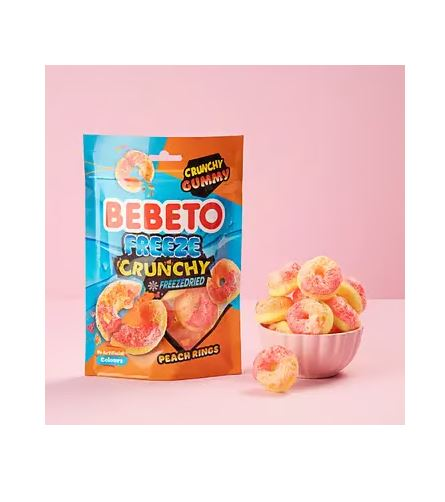 Bebeto freeze Peach Crunchy 35grx12