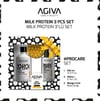 Agiva Milk Protein Şampuan 500 ml & Saç Bakım Sütü 200 ml & Masaj Tarağı 3'lü Set
