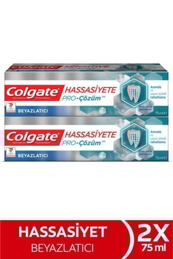 Colgate Diş Macunu Hassasiyete Pro Çözüm Beyazlatıcı 2 X 75 ml