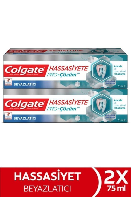 Colgate Diş Macunu Hassasiyete Pro Çözüm Beyazlatıcı 2 X 75 ml
