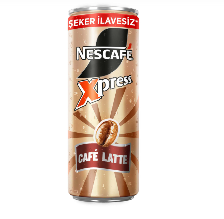 Nescafé Xpress Café Latte Şeker İlavesiz Soğuk Kahve 250ml