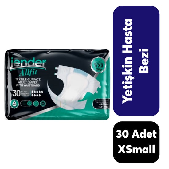 Jender Yetişkin Bantlı Hasta Bezi Xs 30lu