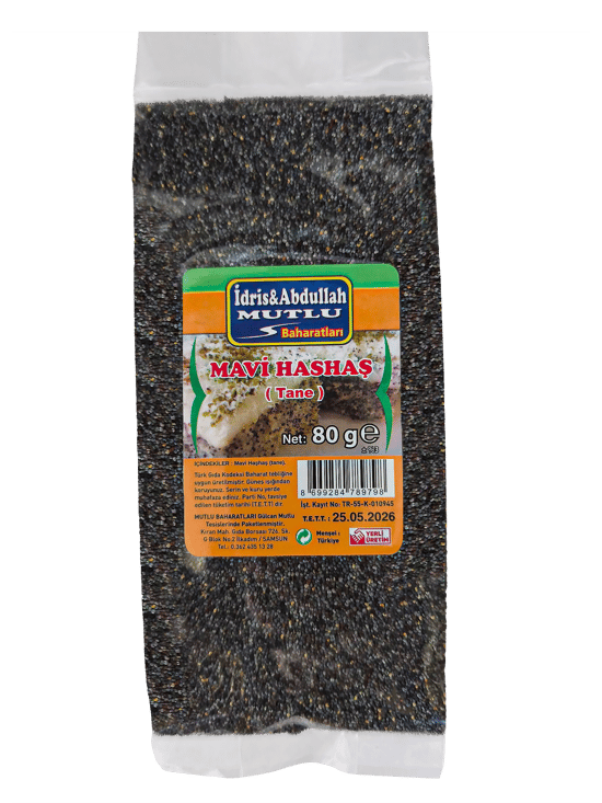 Mutlu Baharat Mavi Haşhaş 80 Gr