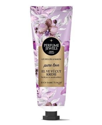 parfüme jewels, el ve vücüt kremi 50 ml,pure love,el ve yüz kremi,kremler,kozmetik ürünleri 50 ml,yüz bakımı,el bakımı,cilt bakımı,toptan satın al,toptan tr