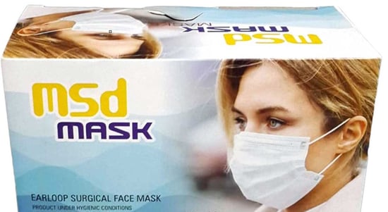 3 Katlı Telli MSD Maske 25'li Paket,cerrahi maske,coronavirüs,korona,corona,covid,doktor maskesi,korunma maskeleri,toptan satın al,toptantr