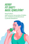 Herby Fit Shot 24'lü Paket Formda Kal Bitki Bazlı İçecek 60 ml
