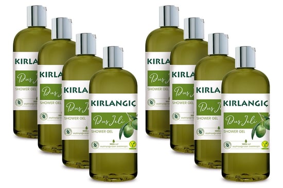 KIRLANGIÇ 400 ML ZEYTİNYAĞLI DUŞ JELİ * 8 ADET