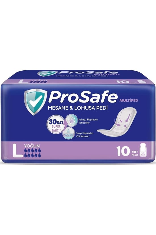 Prosafe Multiped Mesane & Lohusa Pedi L Yoğun 10 lu
