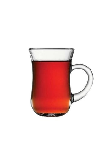 Paşabahçe Keyif Çay Bardağı 6 Lı Kulplu Çay 55411