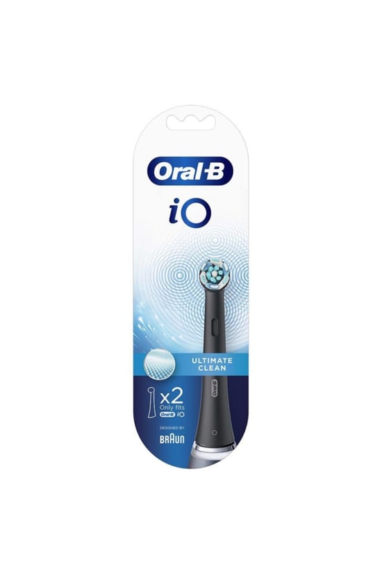 Oral-B iO Ultimate Clean Siyah Diş Fırçası Yedek Başlığı 2 Adet