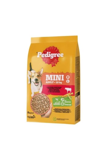 Pedigree Biftek Ve Sebzeli Küçük Cins Köpek Maması 2 Kg