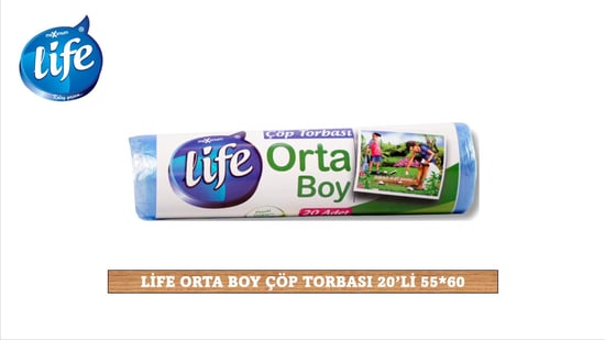Life Orta Boy Çöp Torbası 20'Li