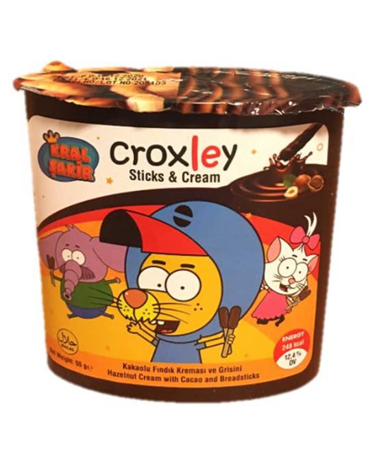 Croxley, kral şakir, çikolata, kıtır çubuklu çikolata, sürmelik çikolata, grissini ve çikolatalı krema, abur cubur, atıştırmalıklar, toptan gıda, gıda toptancısı