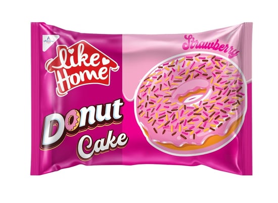 AF Like Home Donut Cake 40G Çilekli