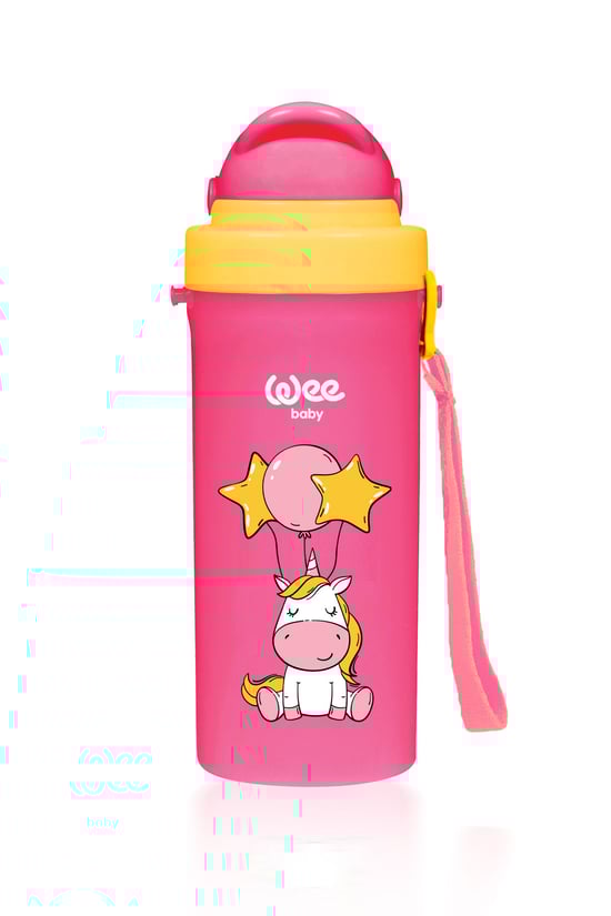 Wee Baby Pipetli Bardak 300 ml 6+ ay Pembe